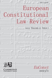 European Constitutional Law Review